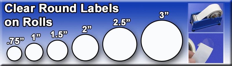 Clear RoundLabel Seals ProfessionalLabel.com